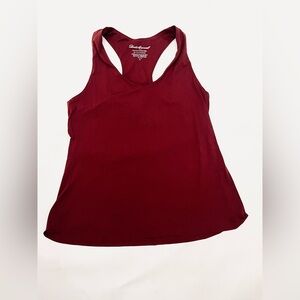 Denise Cronwall Tennis/pickleball racerback athletic tank top maroon size medium